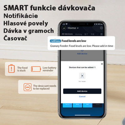 Davkovac krmiva Nobleza Smart1 foto2